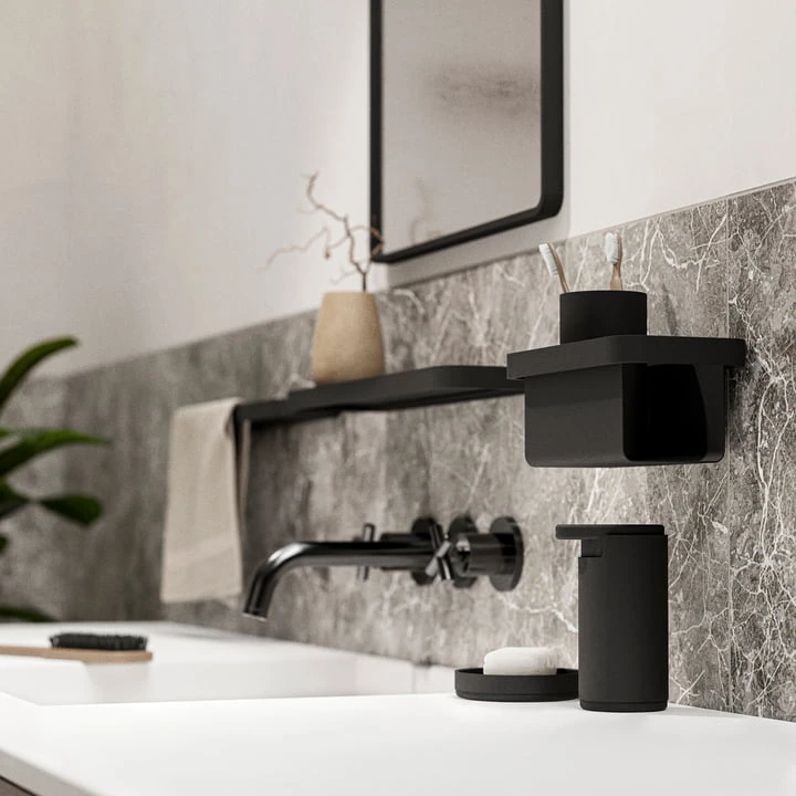 Zone Denmark - Rim Wall Shelf, 11 X 44 Cm, Black - Image 2