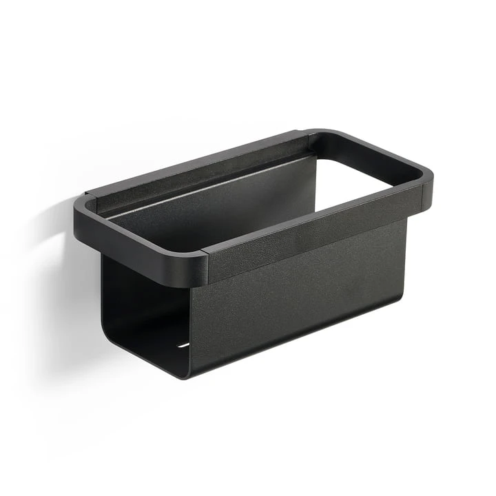 Zone Denmark - Rim Shower Shelf, 11 X 22 Cm, Black