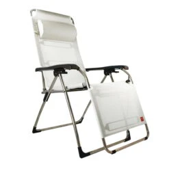 Fiam - Amida Relax Lounger, Aluminium / White