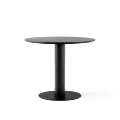&Tradition & Tradition - In Between Table SK11, Ø 90 Cm, Oak Black Lacquered