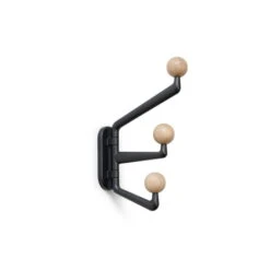 &Tradition & Tradition - Capture Coat Hook SC74, Small, Graphite / Oak