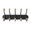 &Tradition & Tradition - Capture Wall Coat Rack SC76, Graphite / Oak