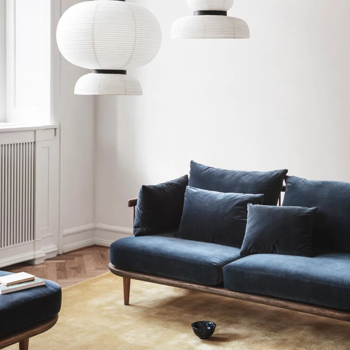 &Tradition & Tradition - FLY 2-seater Sofa SC2, Smoked Oak / Hot Madison (093) - Image 9