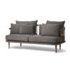 &Tradition & Tradition - FLY 2-seater Sofa SC2, Smoked Oak / Hot Madison (093)