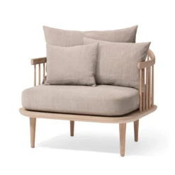 &Tradition & Tradition - FLY Armchair SC1, Oiled Oak / Hot Madison (94)