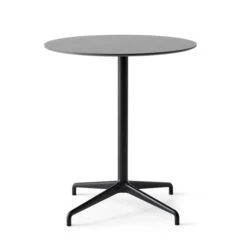 &Tradition & Tradition - Rely ATD5 Outdoor Table, Ø 65 Cm, Black