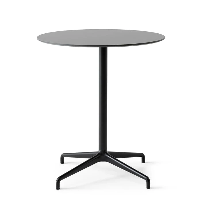 &Tradition & Tradition - Rely ATD5 Outdoor Table, Ø 65 Cm, Black
