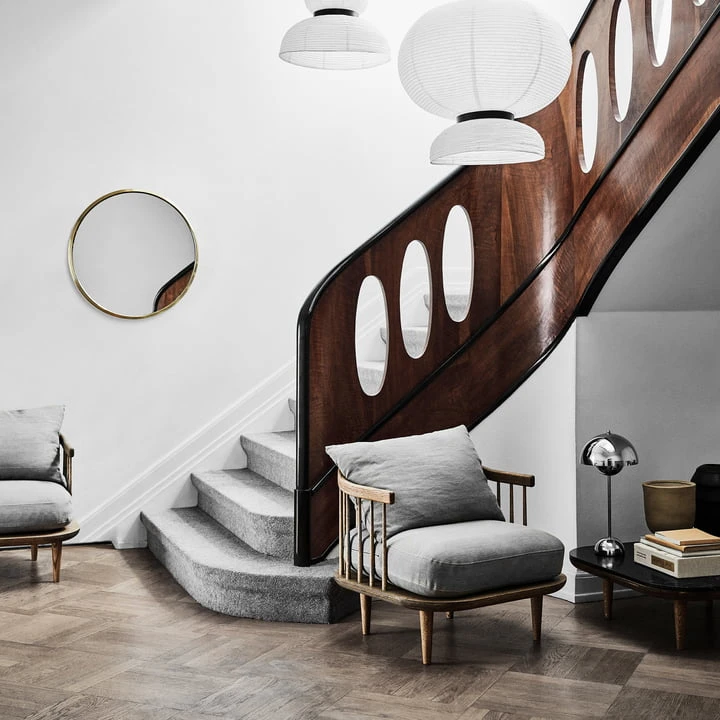 &Tradition & Tradition - FLY Armchair SC1, Oiled Oak / Hot Madison (94) - Image 7