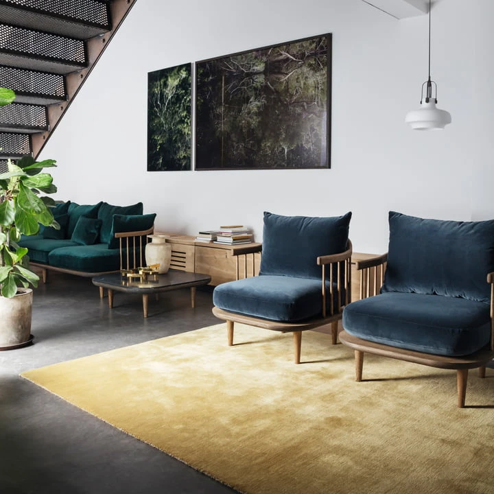 &Tradition & Tradition - FLY Armchair SC1, Oiled Oak / Hot Madison (94) - Image 9