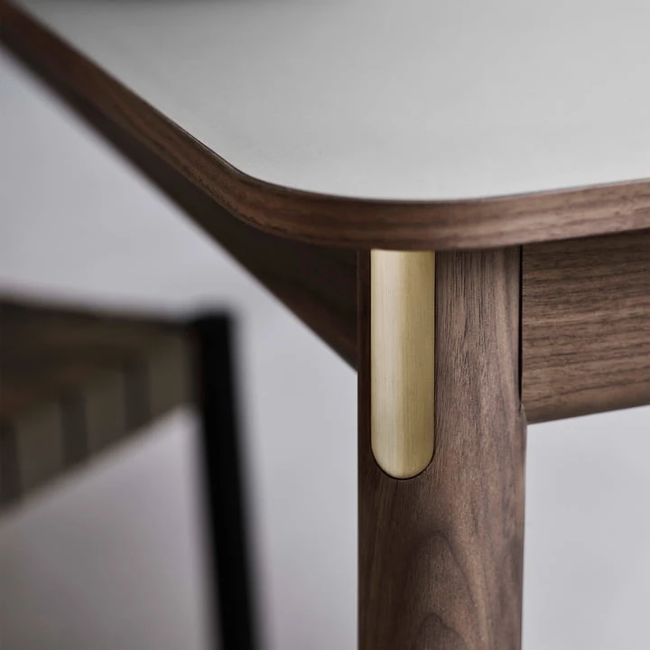 &Tradition & Tradition - Patch HW1 Dining Table, 180 X 90 Cm, Oiled Oak / Fenix Nano Laminate Beige Arizona 0748 - Image 3