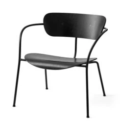 &Tradition & Tradition - Pavilion Lounge Chair AV 5, Black / Oak Black Lacquered