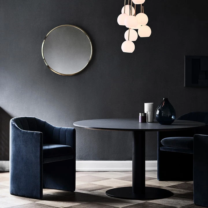 &Tradition & Tradition - In Between Table SK11, Ø 90 Cm, Oak Black Lacquered - Image 2