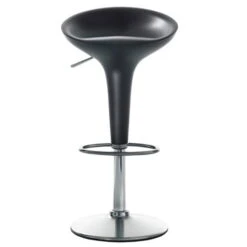 Magis - Bombo Bar Stool - Height Adjustable, Grey Anthracite