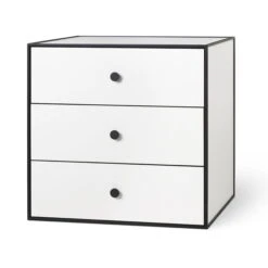 Audo - Frame 49 With 3 Drawers, White