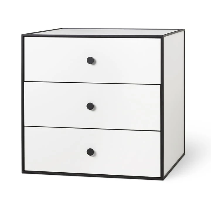 Audo - Frame 49 With 3 Drawers, White