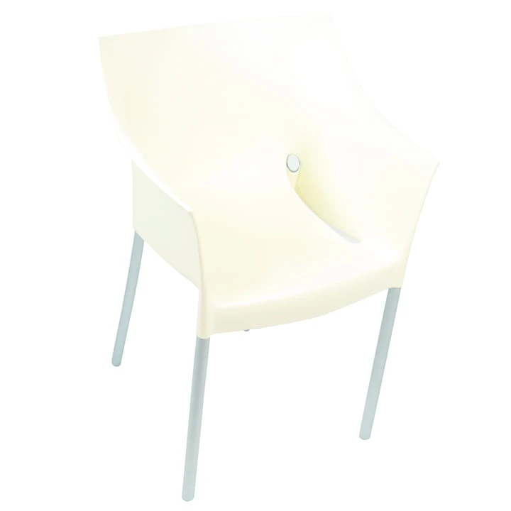 Kartell - Dr. NO Arm Chair, Wax White