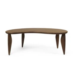 Ferm Living - Feve Coffee Table 120 X 60 Cm, Walnut