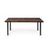 Ferm Living - Flod Tile Dining Table, 181 X 81 Cm, Mocha / Black