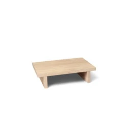 Ferm Living - Kona Low Side Table, 49 X 33,5 Cm, Oak