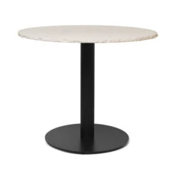 Ferm Living - Mineral Table Marble ร 90 Cm, White / Black