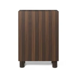 Ferm Living - Post Storage Cabinet, Smoked Oak