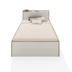 Müller Small Living - Nook Single Bed, 100 Cm, CPL White