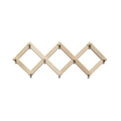 Side By Side - Lia Wall Coat Rack, Ash / Maple
