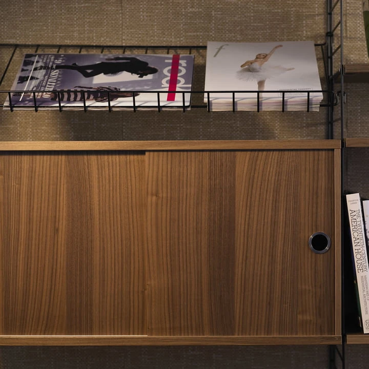 String - Shelf 58 X 20 Cm (pack Of 3), Walnut - Image 3