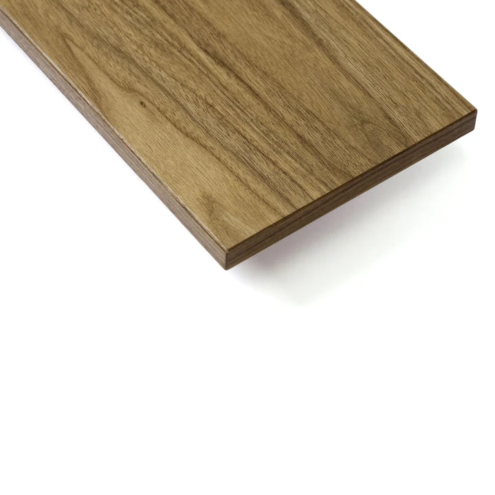 String - Shelf 58 X 20 Cm (pack Of 3), Walnut